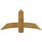 Ekena Millwork Bellingham Rough Sawn Timber Gable Bracket, Western Red Cedar, 48"W x 24"H x 4"D x 6"F, 12/12 Pitch GBW048X24X0406BEL00RWR - alternate 1